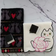 ANNA SUI❤︎ ハンカチ 2枚セット 猫 バラのサムネイル