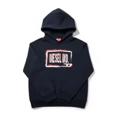 DIESEL ロゴ パーカー ディーゼル キッズ 140 トレーナー フード付き