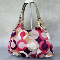 Y2K COACH Madison Graphic Op Art Maggie