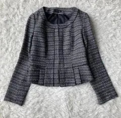 ESPRITMUR エプリミュール　ツイードノーカラージャケット　9号