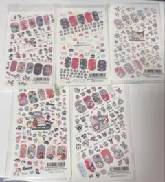 サンリオ トキドキネイルシール5枚セット♡