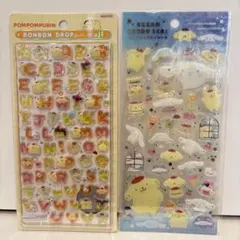 サンリオ ポムポムプリン シナモロール シール 2点セットボンドロ