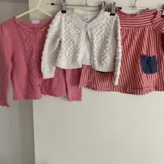 女の子　80ベビーギャップ 2点、90カーディガン