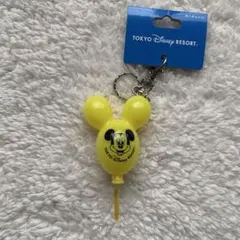 東京ディズニーリゾート ミッキー バルーン キーチェーン イエロー