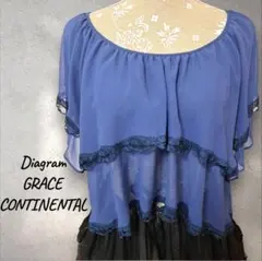 【美品】Diagram GRACE CONTINENTAL シフォン ブラウスのサムネイル