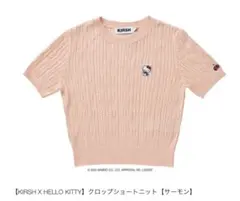 KIRSH X HELLO KITTY クロップショートニットのサムネイル