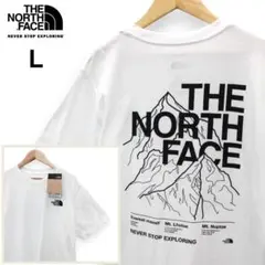 USA◆ノースフェイス◆エベレスト山脈デザイン◆ Tシャツ/ot4597L