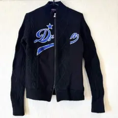 【ダンスウィズドラゴン】★キラキラ 暖ったか ダブルジップニットセーター