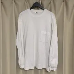 ユニクロ　クルーネックTシャツ　ホワイト　Lサイズ