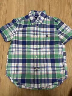 ラルフローレン　4\4T 半袖チェックシャツ♡