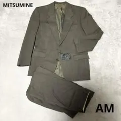 タグ付き　MITSUMINE 菅田将暉風　グレー スーツ　ストライプ AM XL