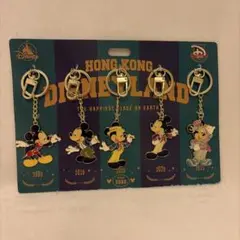 香港ディズニー☆20周年 ミッキー キーホルダー 5個セット - メルカリ