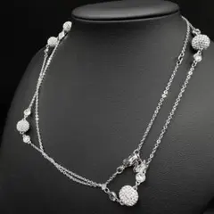 SWAROVSKI スワロフスキー ネックレス シルバー ラインストーン 99