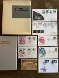 外国 中国 切手初日カバー まとめ売り Comet-30 Cover Album
