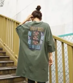 GUNS N' ROSES オーバーサイズ Tシャツ ロンT ワンピース