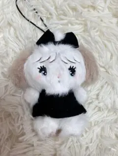 mikko BLACK RIBBONマスコットキーホルダー　スフレsouffle