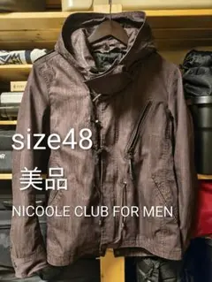 NICOLE CLUB FOR MEN フード付きジャケット size48