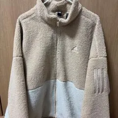 adidas ボアジャケット フリース ベージュ メンズ