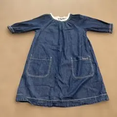 ボントンBONTON デニムワンピース 10サイズのサムネイル