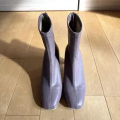 【美品】グレイル　ショートブーツ　22.5cm モカブラウン