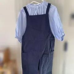 Lunoncure⭐︎ネイビーサロペット⭐︎2回のみ着用品⭐︎のサムネイル