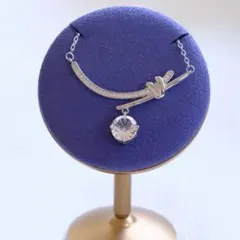 【極美・一点物】天然 白水晶 ネックレス 花火カット 一点物 エレガント