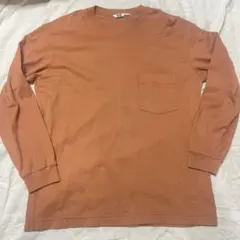 ユニクロユー UNIQLO U クルーネックT（長袖） オレンジ L
