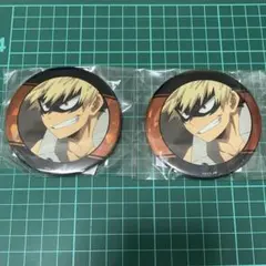 新品未開封　ヒロアカ　僕のヒーローアカデミア　爆豪勝己　缶バッジ　2点セット