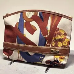 rare LOEWE clutchbag belt leather