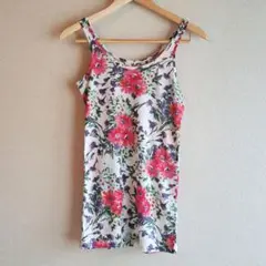 美品*LDS*花柄タンクトップのサムネイル
