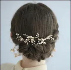 ⭐︎ヘアアクセサリー　パール　かんざし　髪飾り　ウェディング　ブライダル