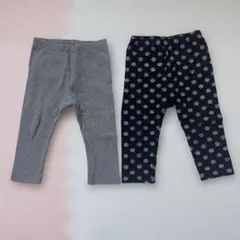 ユニクロ　ベビー　レギンス　パンツ　セット