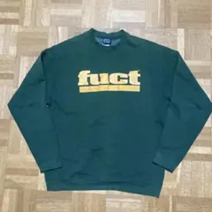 FUCT（ファクト）ロゴ クルーネックスウェット　グリーン　L 90s 2026年最新】FUCT メンズ トレーナー・スウェットの人気アイテム