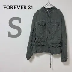 forever twentyone 【S】ミリタリージャケット カーキ 可愛い