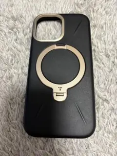 TORRAS iPhone 17ケース、Ostand Q3レザートーン、ブラック