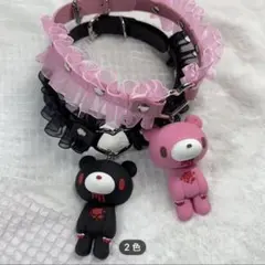 グルーミー チョーカー ネックレス Y2K スタッズ 血 パンク ロック