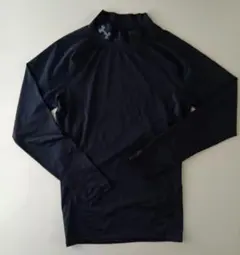 【H】UNDER ARMOUR 黒 ハイネック インナー アンダーシャツ