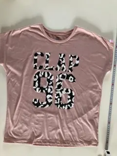 clap Tシャツ ピンク 96ロゴ　レオパードのサムネイル