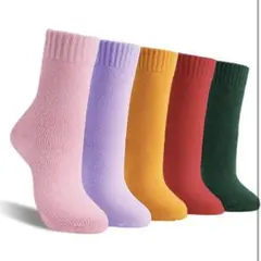 レディース 靴下 ソックス ウール カラー 暖色 まとめ売り セット 23