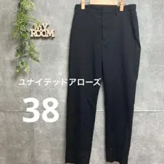 ユナイテッドアローズ テーパードパンツ 黒 ブラック レディース