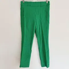 Jules&Leopold グリーンパンツ Mサイズ 原色 模様 ストレッチ