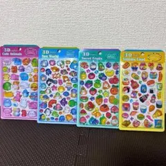 Nekoni 公式 3Dステッカー 4枚セット