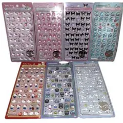 正規品　サンリオボンボンドロップシールミニ　7種