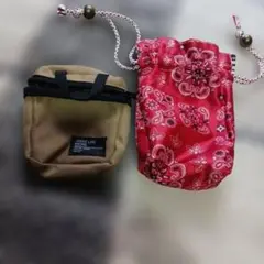 巾着袋、ミニポーチセット