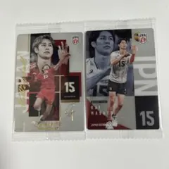バレーボール 男子日本代表 男子バレー ウエハース 甲斐優斗 2枚セット