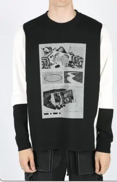 C.EシーイーSILVER CARD LONG SLEEVE T 