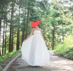 エンパイアドレス　ウェディングドレス