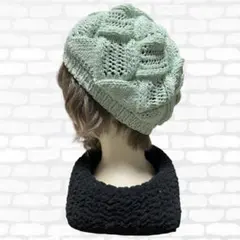 ニット帽 ☆ハンドメイド☆ 春夏Ｖｅｒ．
