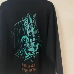 MANHATTA CremeS スウェット Lサイズ 黒　アメカジ　良デザイン