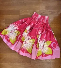 フラダンス用花柄スカート